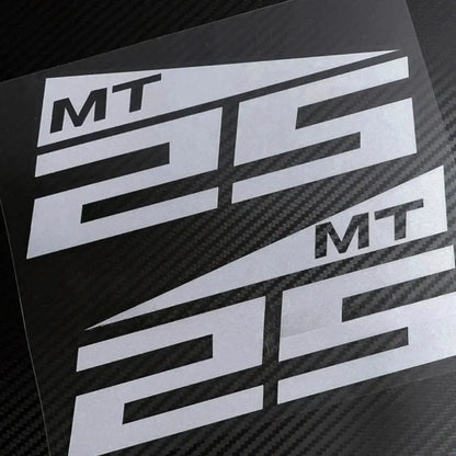 Yamaha MT Sticker Seti | MT-07, MT-09, MT-25 ve MT-03 İçin Depo Logosu (Çift) Sticker Master
