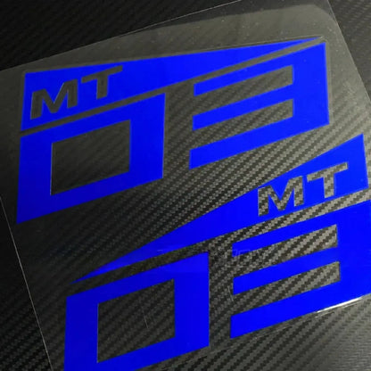 Yamaha MT Sticker Seti | MT-07, MT-09, MT-25 ve MT-03 İçin Depo Logosu (Çift) Sticker Master