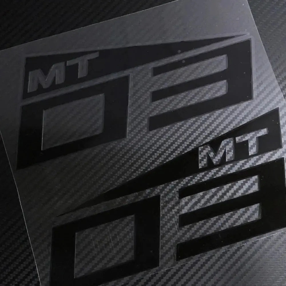 Yamaha MT Sticker Seti | MT-07, MT-09, MT-25 ve MT-03 İçin Depo Logosu (Çift) Sticker Master