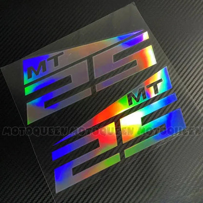 Yamaha MT Sticker Seti | MT-07, MT-09, MT-25 ve MT-03 İçin Depo Logosu (Çift) Sticker Master