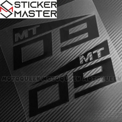 5mt Sticker Yamaha MT Sticker - MT-25 ve MT-07 Uyumlu Suya Dayanıklı Logo Etiket ...