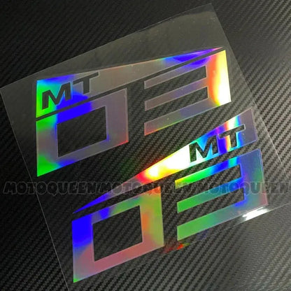 Yamaha MT Sticker Seti | MT-07, MT-09, MT-25 ve MT-03 İçin Depo Logosu (Çift) Sticker Master