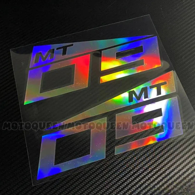 Yamaha MT Sticker Seti | MT-07, MT-09, MT-25 ve MT-03 İçin Depo Logosu (Çift) Sticker Master