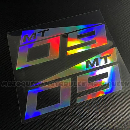 Yamaha MT Sticker Seti | MT-07, MT-09, MT-25 ve MT-03 İçin Depo Logosu (Çift) Sticker Master