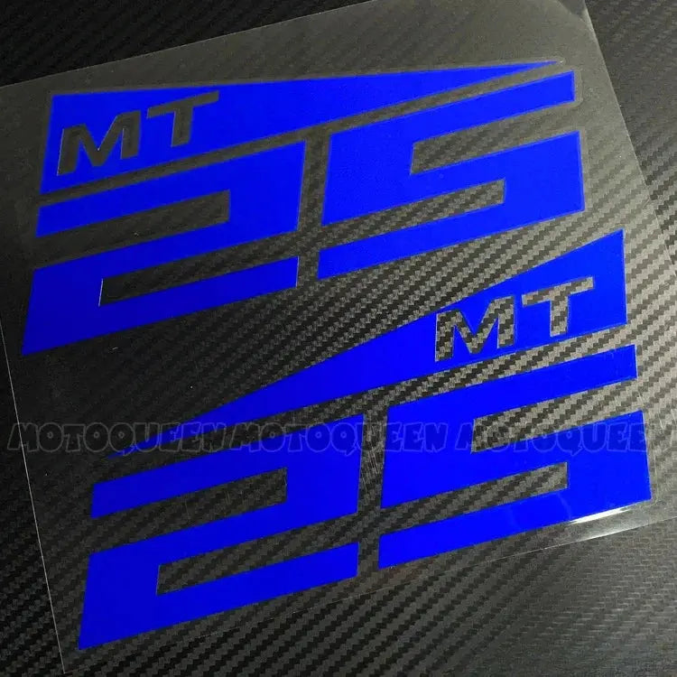 Yamaha MT Sticker Seti | MT-07, MT-09, MT-25 ve MT-03 İçin Depo Logosu (Çift) Sticker Master