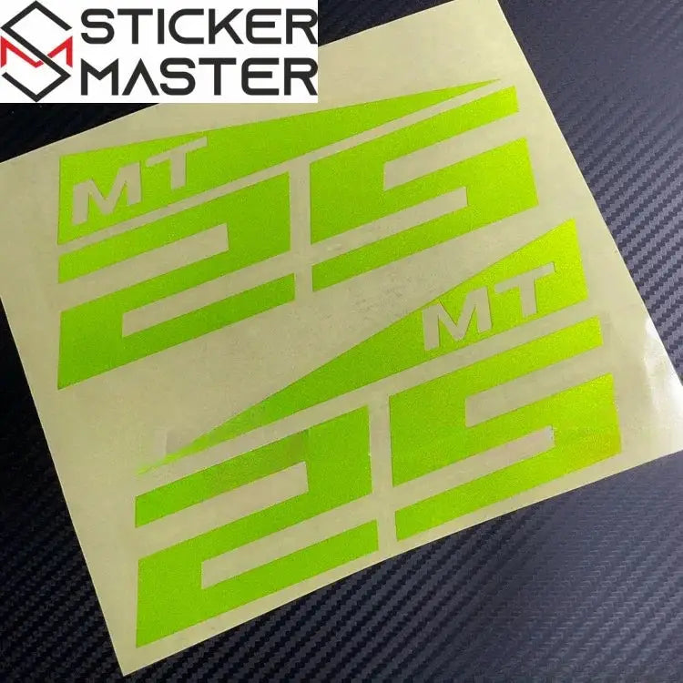 5mt Sticker Yamaha MT Sticker - MT-25 ve MT-07 Uyumlu Suya Dayanıklı Logo Etiket ...