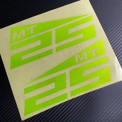 Yamaha MT Sticker Seti | MT-07, MT-09, MT-25 ve MT-03 İçin Depo Logosu (Çift) Sticker Master