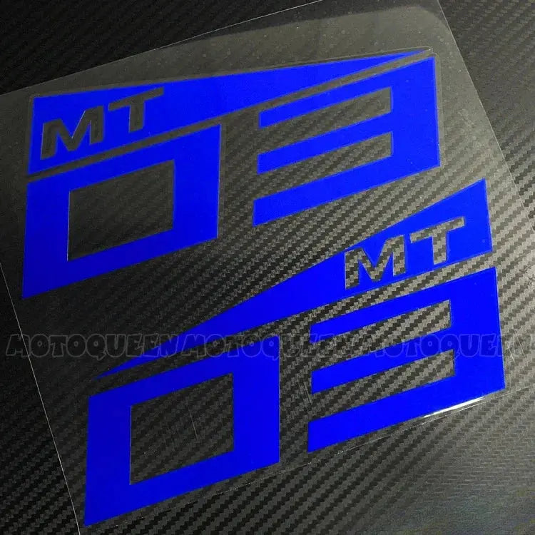 Yamaha MT Sticker Seti | MT-07, MT-09, MT-25 ve MT-03 İçin Depo Logosu (Çift) Sticker Master