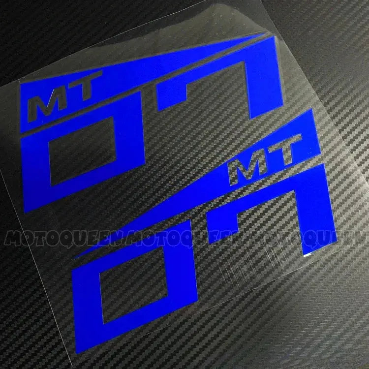 Yamaha MT Sticker Seti | MT-07, MT-09, MT-25 ve MT-03 İçin Depo Logosu (Çift) Sticker Master