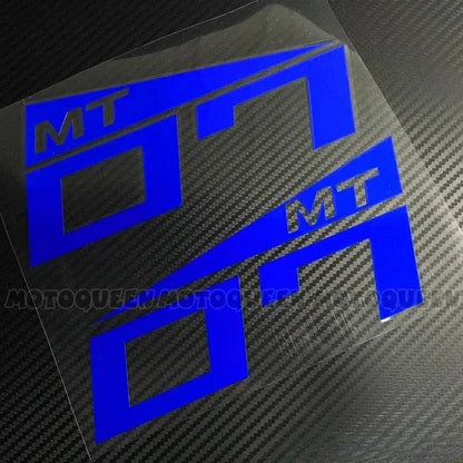 Yamaha MT Sticker Seti | MT-07, MT-09, MT-25 ve MT-03 İçin Depo Logosu (Çift) Sticker Master
