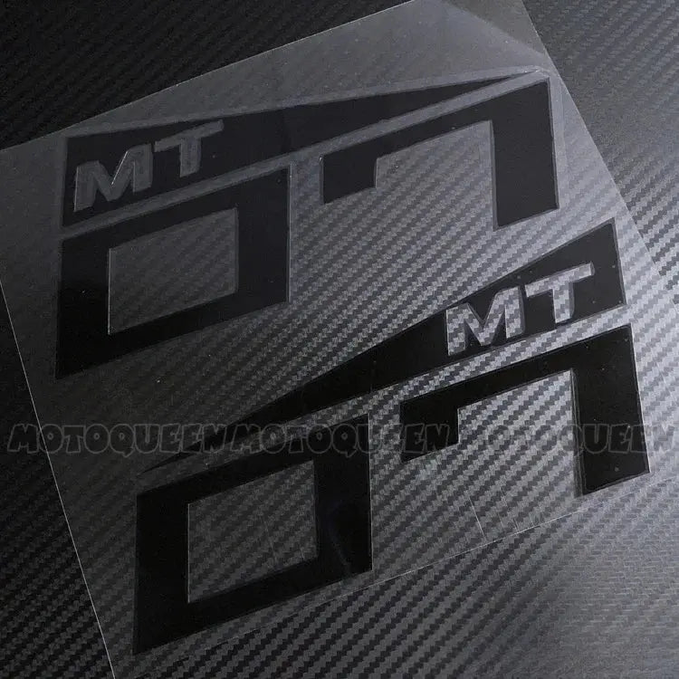 Yamaha MT Sticker Seti | MT-07, MT-09, MT-25 ve MT-03 İçin Depo Logosu (Çift) Sticker Master