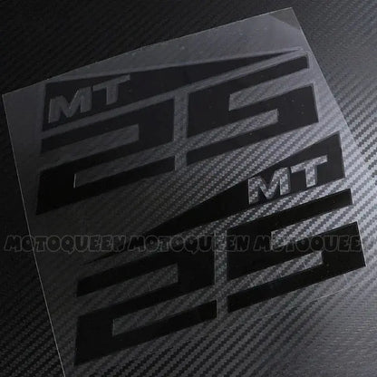 Yamaha MT Sticker Seti | MT-07, MT-09, MT-25 ve MT-03 İçin Depo Logosu (Çift) Sticker Master