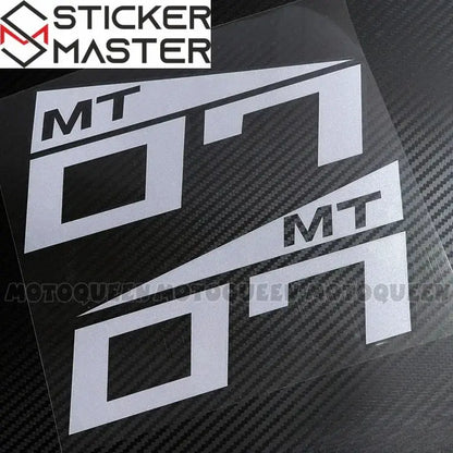 5mt Sticker Yamaha MT Sticker - MT-25 ve MT-07 Uyumlu Suya Dayanıklı Logo Etiket ...