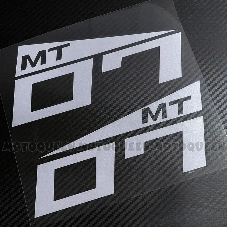 Yamaha MT Sticker Seti | MT-07, MT-09, MT-25 ve MT-03 İçin Depo Logosu (Çift) Sticker Master