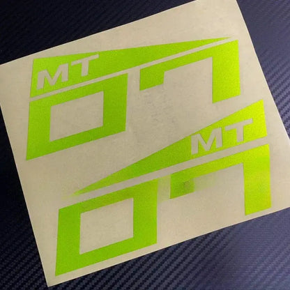 Yamaha MT Sticker Seti | MT-07, MT-09, MT-25 ve MT-03 İçin Depo Logosu (Çift) Sticker Master