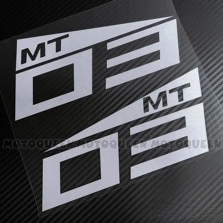 Yamaha MT Sticker Seti | MT-07, MT-09, MT-25 ve MT-03 İçin Depo Logosu (Çift) Sticker Master
