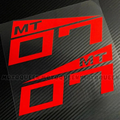 Yamaha MT Sticker Seti | MT-07, MT-09, MT-25 ve MT-03 İçin Depo Logosu (Çift) Sticker Master
