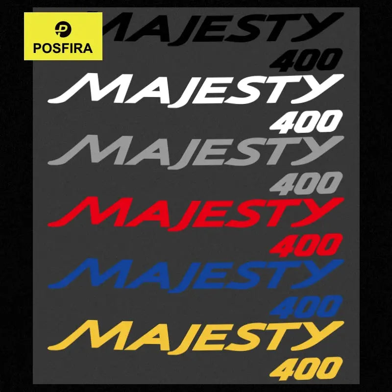 Yamaha Majesty 400 Sticker Grenaj Yazısı Logo Seti | Sticker Master - Sticker Master