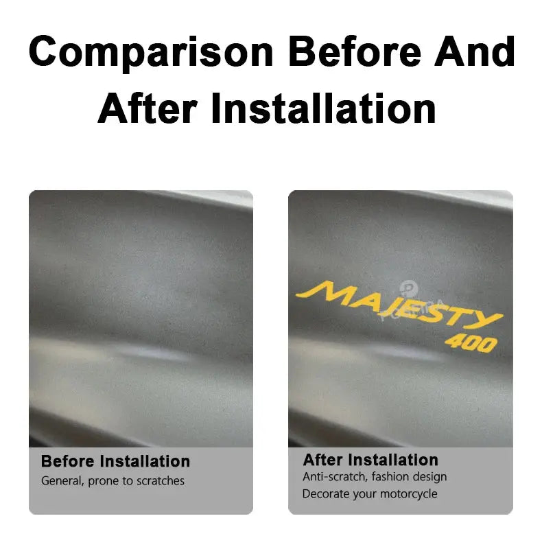 Yamaha Majesty 400 Sticker Grenaj Yazısı Logo Seti | Sticker Master - Sticker Master