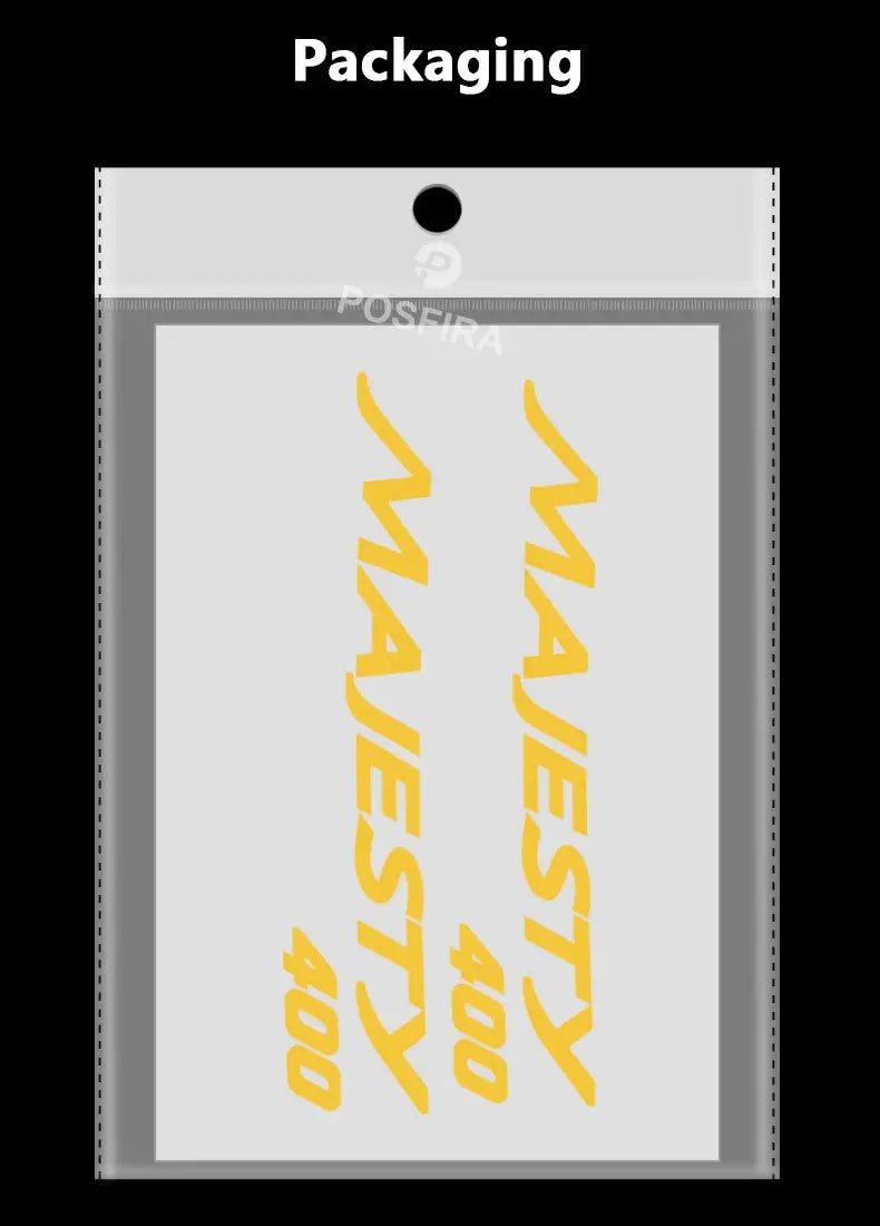 Yamaha Majesty 400 Sticker Grenaj Yazısı Logo Seti | Sticker Master - Sticker Master