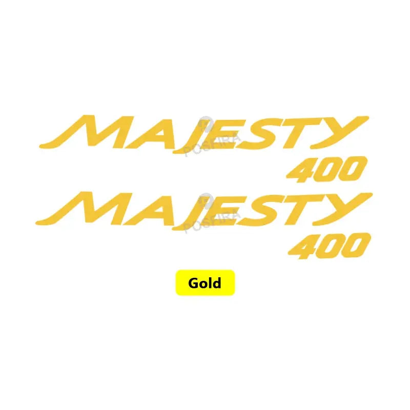 Yamaha Majesty 400 Sticker Grenaj Yazısı Logo Seti | Sticker Master - Sticker Master