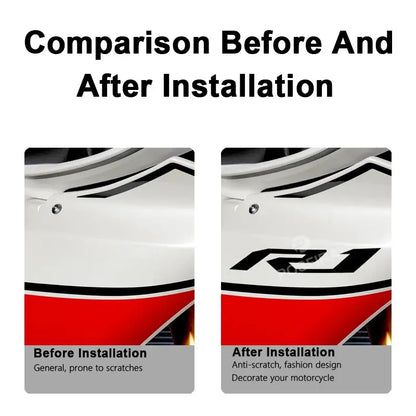 Yamaha R1 Sticker YZF Grenaj ve Depo Yazısı | Sticker Master - Sticker Master