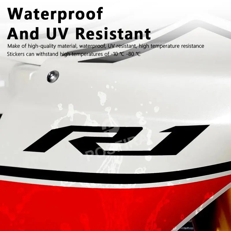 Yamaha R1 Sticker YZF Grenaj ve Depo Yazısı | Sticker Master - Sticker Master