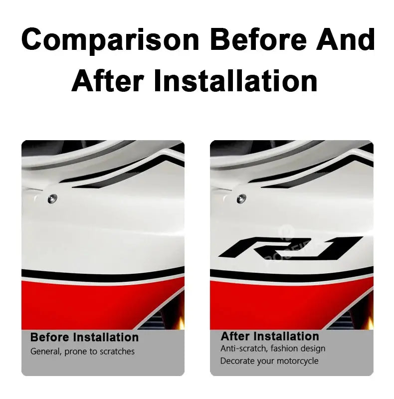 Yamaha R1 Sticker YZF Grenaj ve Depo Yazısı | Sticker Master - Sticker Master