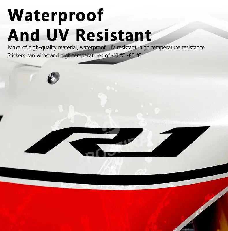 Yamaha R1 Sticker YZF Grenaj ve Depo Yazısı | Sticker Master - Sticker Master