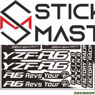 Yamaha R6 Sticker Seti | YZF-R6 ve Supersport Logo Decal Kiti (Su Geçirmez)