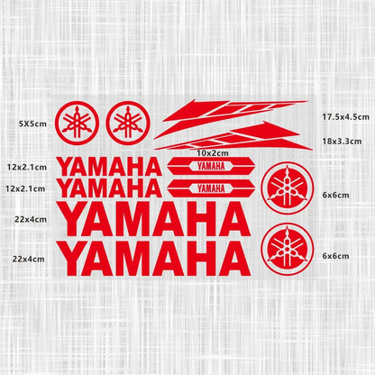 Sticker Master Yamaha Motosiklet ve Kask için Komple Vinil Sticker Seti - Sticker Master