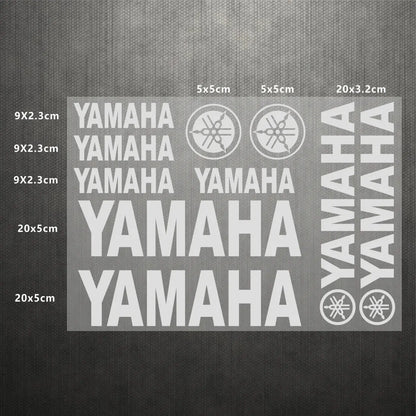 Sticker Master Yamaha Motosiklet ve Kask için Komple Vinil Sticker Seti - Sticker Master