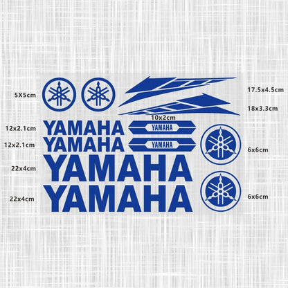 Sticker Master Yamaha Motosiklet ve Kask için Komple Vinil Sticker Seti - Sticker Master