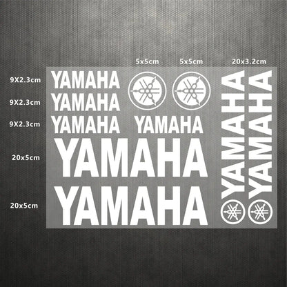 Sticker Master Yamaha Motosiklet ve Kask için Komple Vinil Sticker Seti - Sticker Master