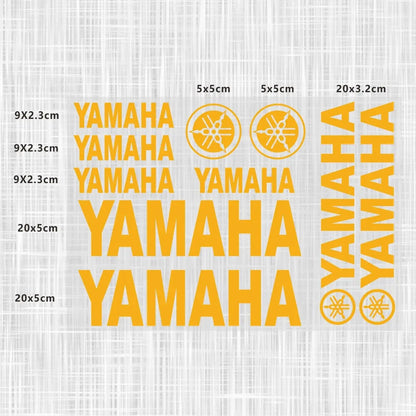 Sticker Master Yamaha Motosiklet ve Kask için Komple Vinil Sticker Seti - Sticker Master