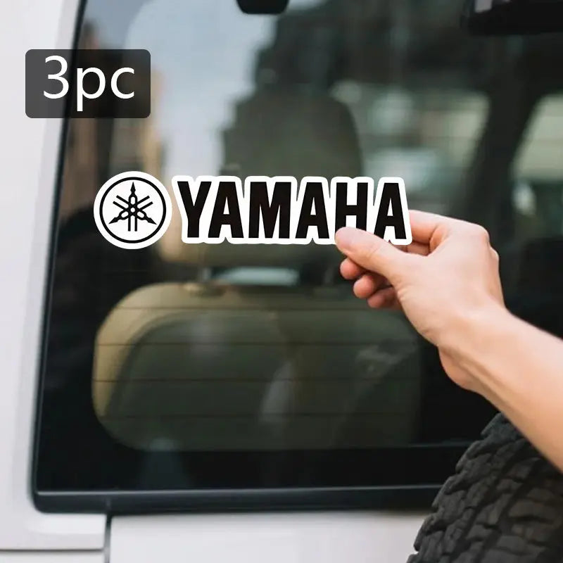 Sticker Master 3 Adet Yamaha Araç Sticker Seti - 15 Cm Motor Çıkartma Etiket - Sticker Master