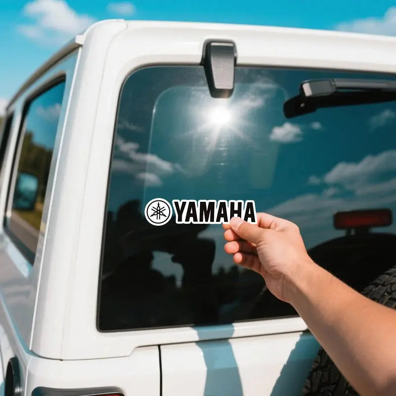 Sticker Master 3 Adet Yamaha Araç Sticker Seti - 15 Cm Motor Çıkartma Etiket - Sticker Master