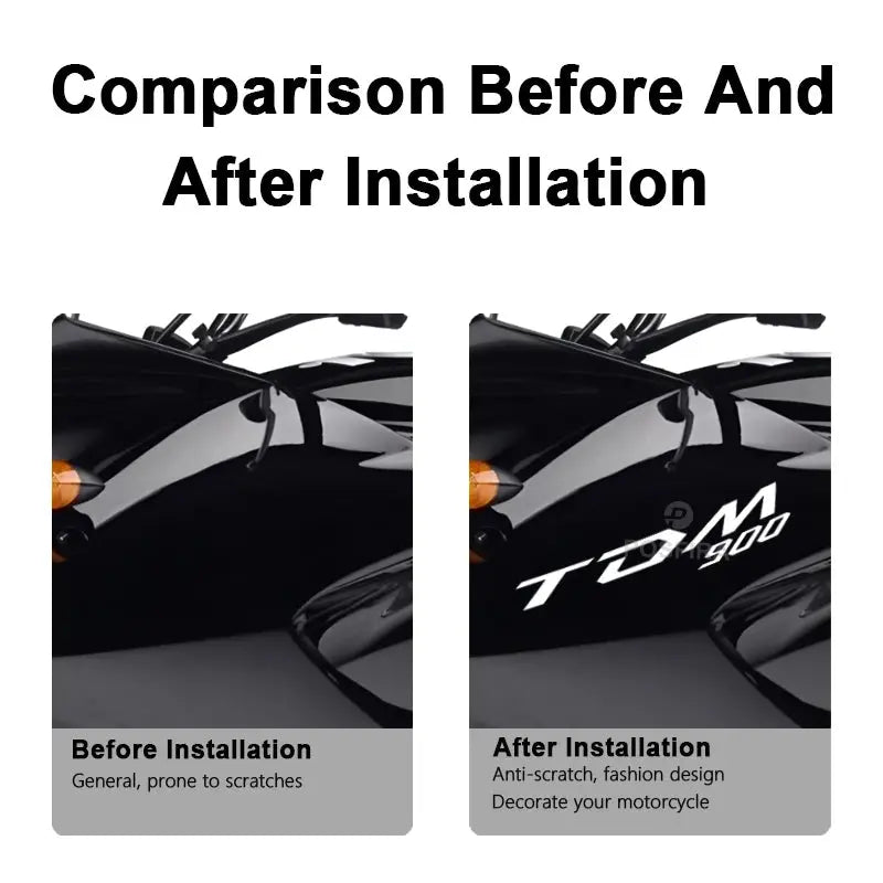 Yamaha TDM 900 Sticker | 2002-2013 Yan Grenaj Logosu (Çift) Sticker Master