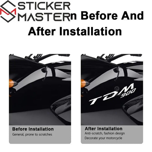 Yamaha TDM 900 Sticker | 2002-2013 Yan Grenaj Logosu (Çift) Sticker Master