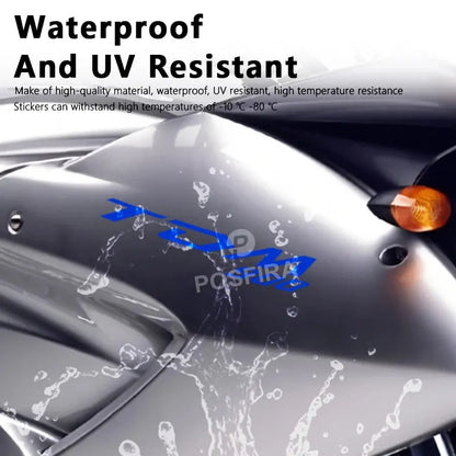 Yamaha TDM 900 Sticker | 2002-2013 Yan Grenaj Logosu (Çift) Sticker Master