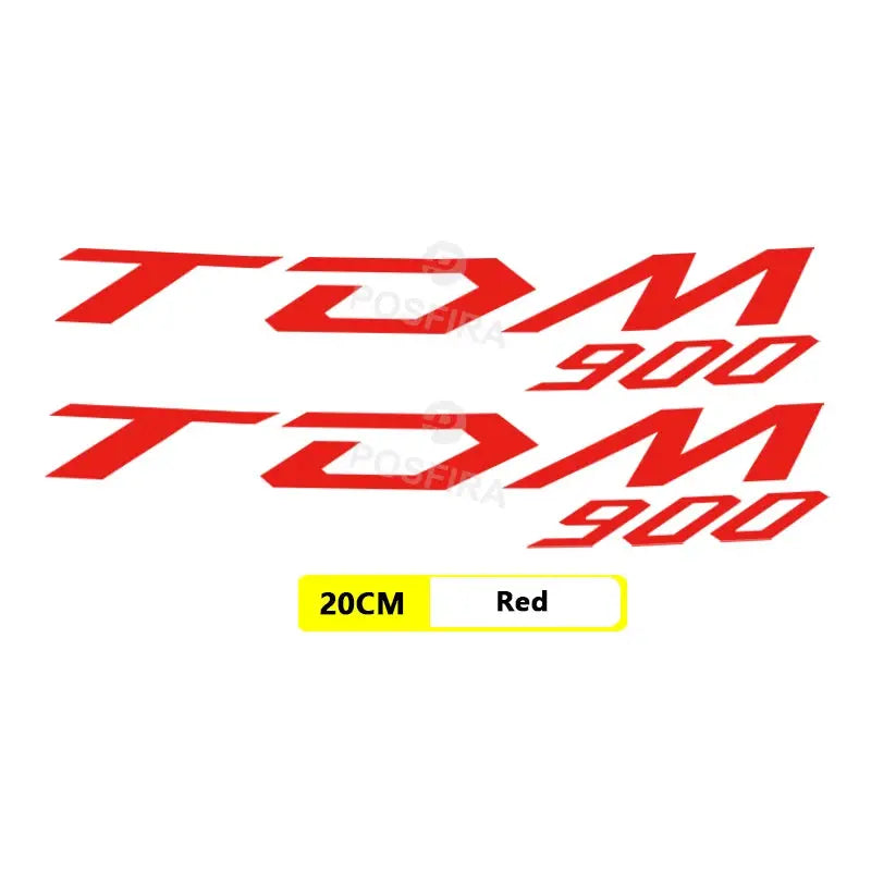 Yamaha TDM 900 Sticker | 2002-2013 Yan Grenaj Logosu (Çift) Sticker Master