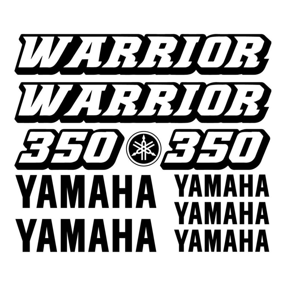 Sticker Master Yamaha 350 WARRIOR Sticker Set Motor Çıkartma Etiket