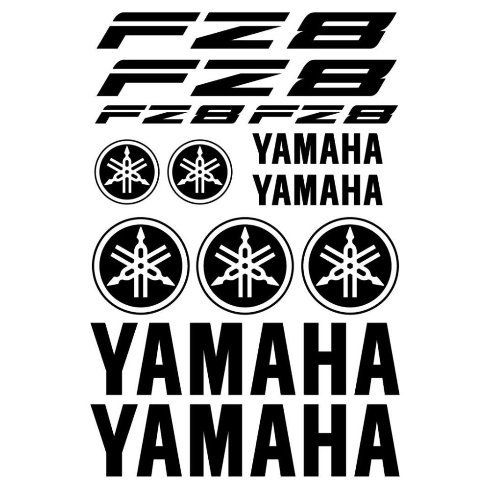 Sticker Master Yamaha FZ8 Uyumlu Komple Sticker Set Motor Çıkartma Etiket
