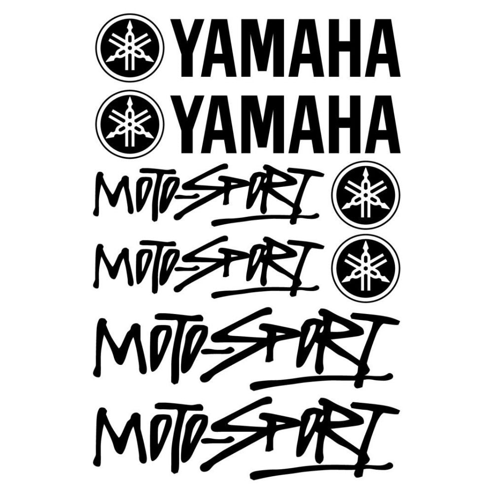 Sticker Master Yamaha MotoSport Sticker Set Motor Çıkartma Etiket