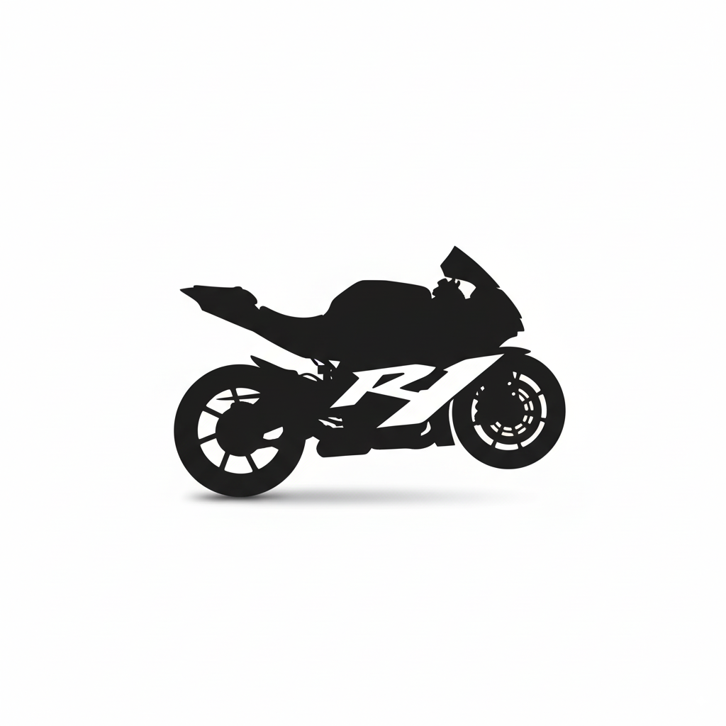 Sticker Master Yamaha R1 Sticker Motor Çıkartma Etiket 15 Cm