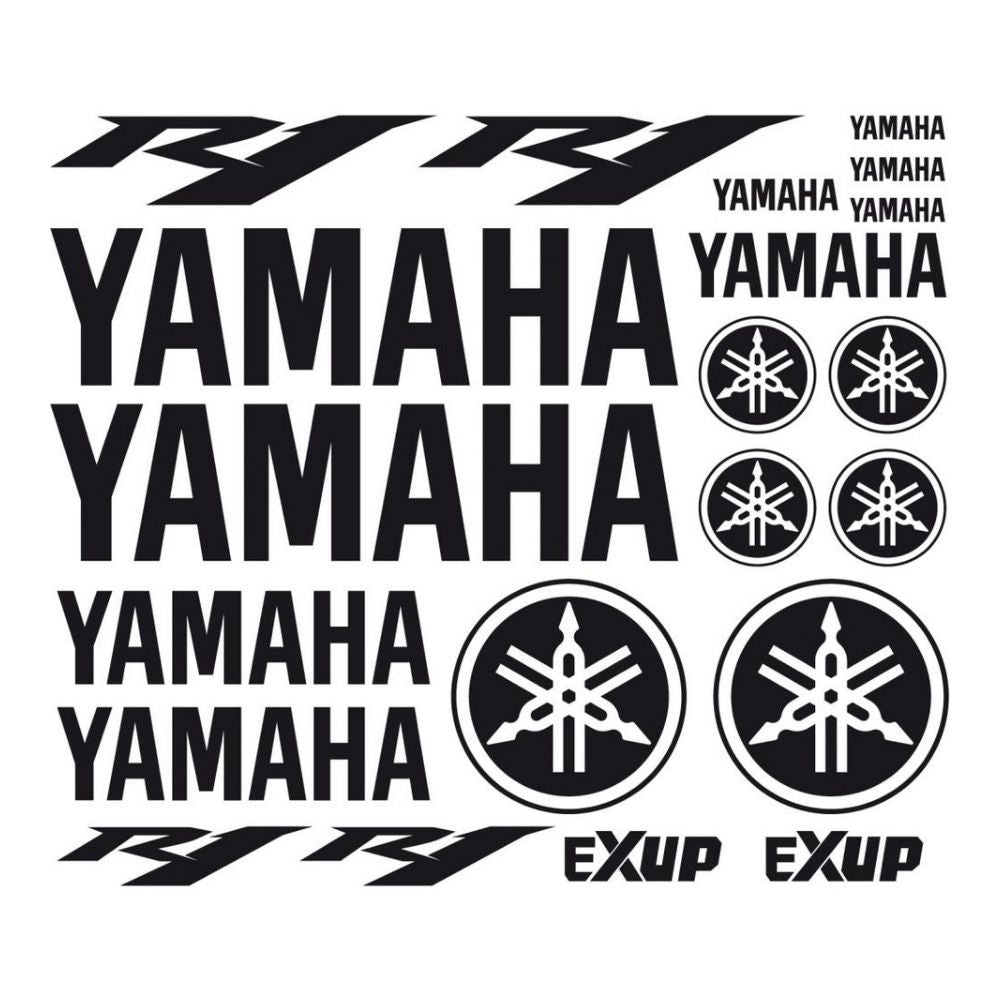 Sticker Master Yamaha R1 Sticker Set-1 Motor Çıkartma Etiket
