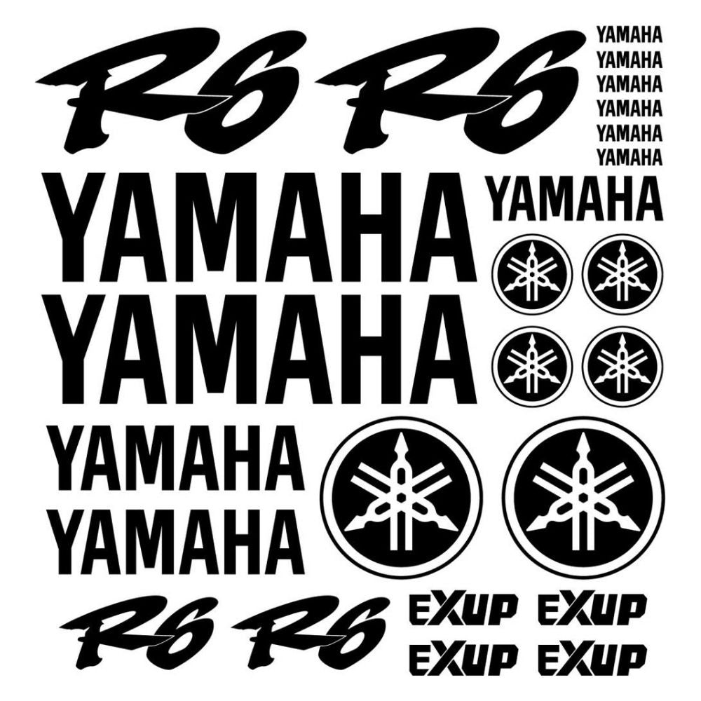 Sticker Master Yamaha R6 Sticker Set-2 Motor Çıkartma Etiket