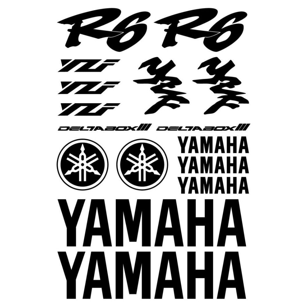 Sticker Master Yamaha R6 Yzf Sticker Set-1 Motor Çıkartma Etiket