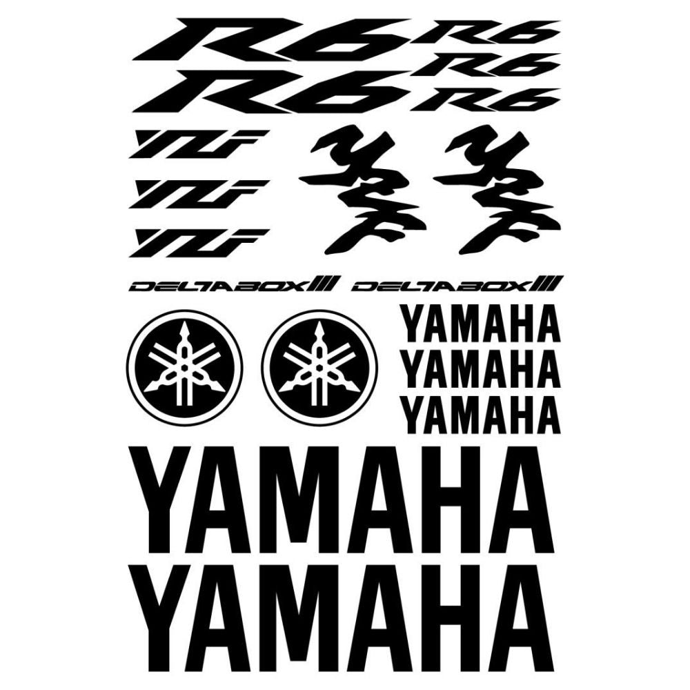Sticker Master Yamaha R6 Yzf Sticker Set Motor Çıkartma Etiket
