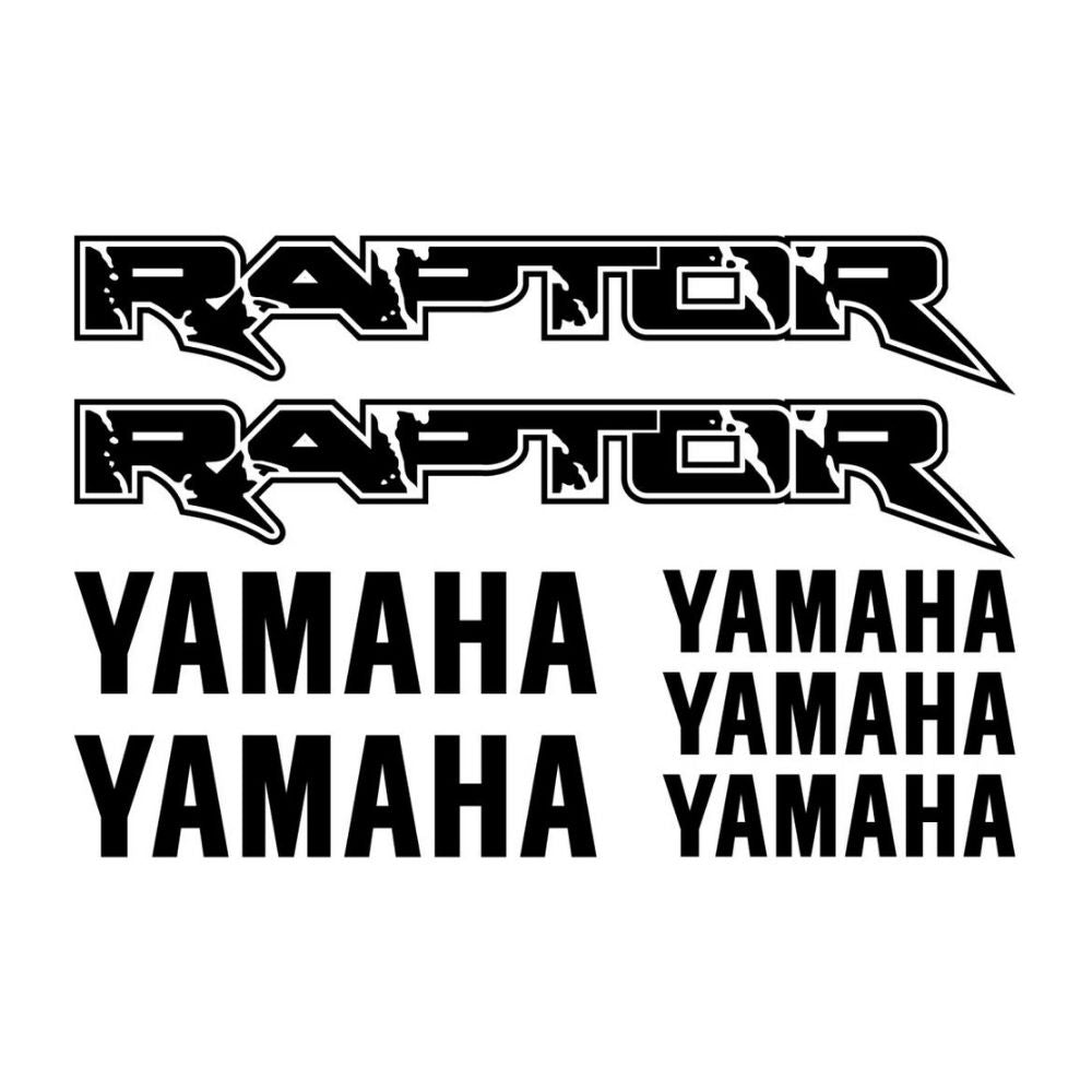 Sticker Master Yamaha Raptor Sticker Set Motor Çıkartma Etiket